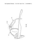 INTERCHANGEABLE EYEWEAR/HEAD-MOUNTED DEVICE ASSEMBLY WITH QUICK RELEASE     MECHANISM diagram and image