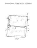 HINGE OVERTRAVEL IN A DUAL SCREEN HANDHELD COMMUNICATION DEVICE diagram and image