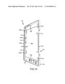 HINGE OVERTRAVEL IN A DUAL SCREEN HANDHELD COMMUNICATION DEVICE diagram and image