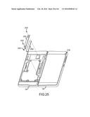 HINGE OVERTRAVEL IN A DUAL SCREEN HANDHELD COMMUNICATION DEVICE diagram and image