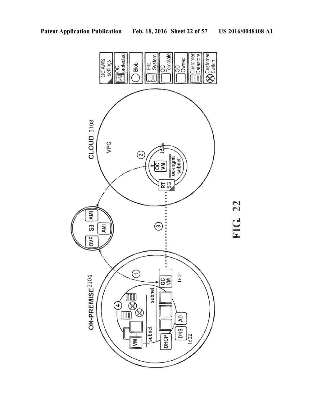 REPLICATION OF VIRTUALIZED INFRASTRUCTURE WITHIN DISTRIBUTED COMPUTING     ENVIRONMENTS - diagram, schematic, and image 23