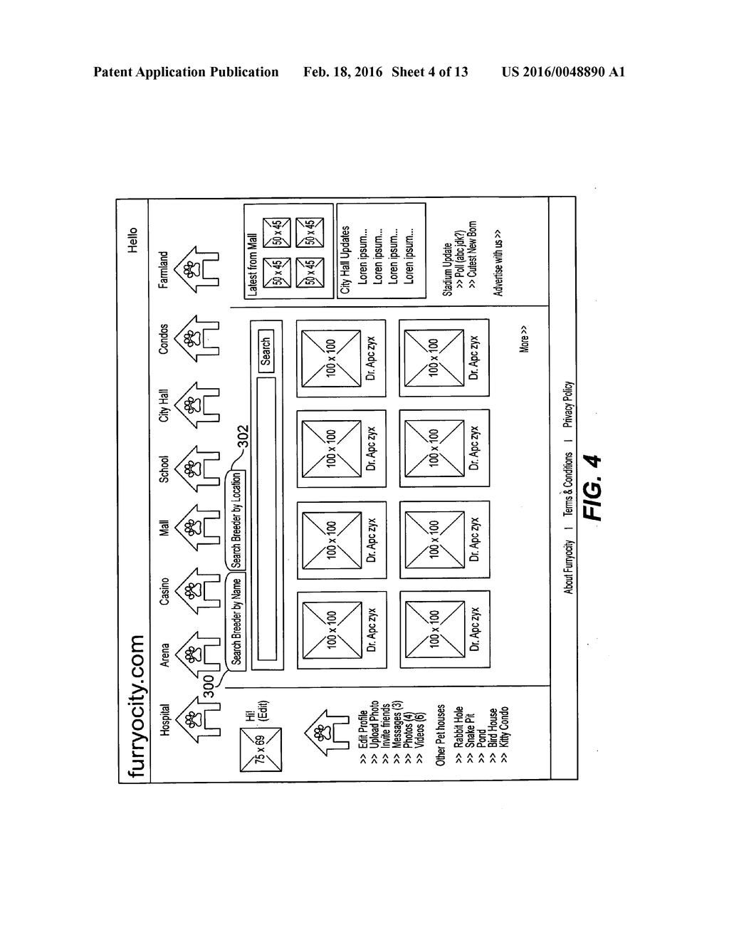 Pet social network - diagram, schematic, and image 05