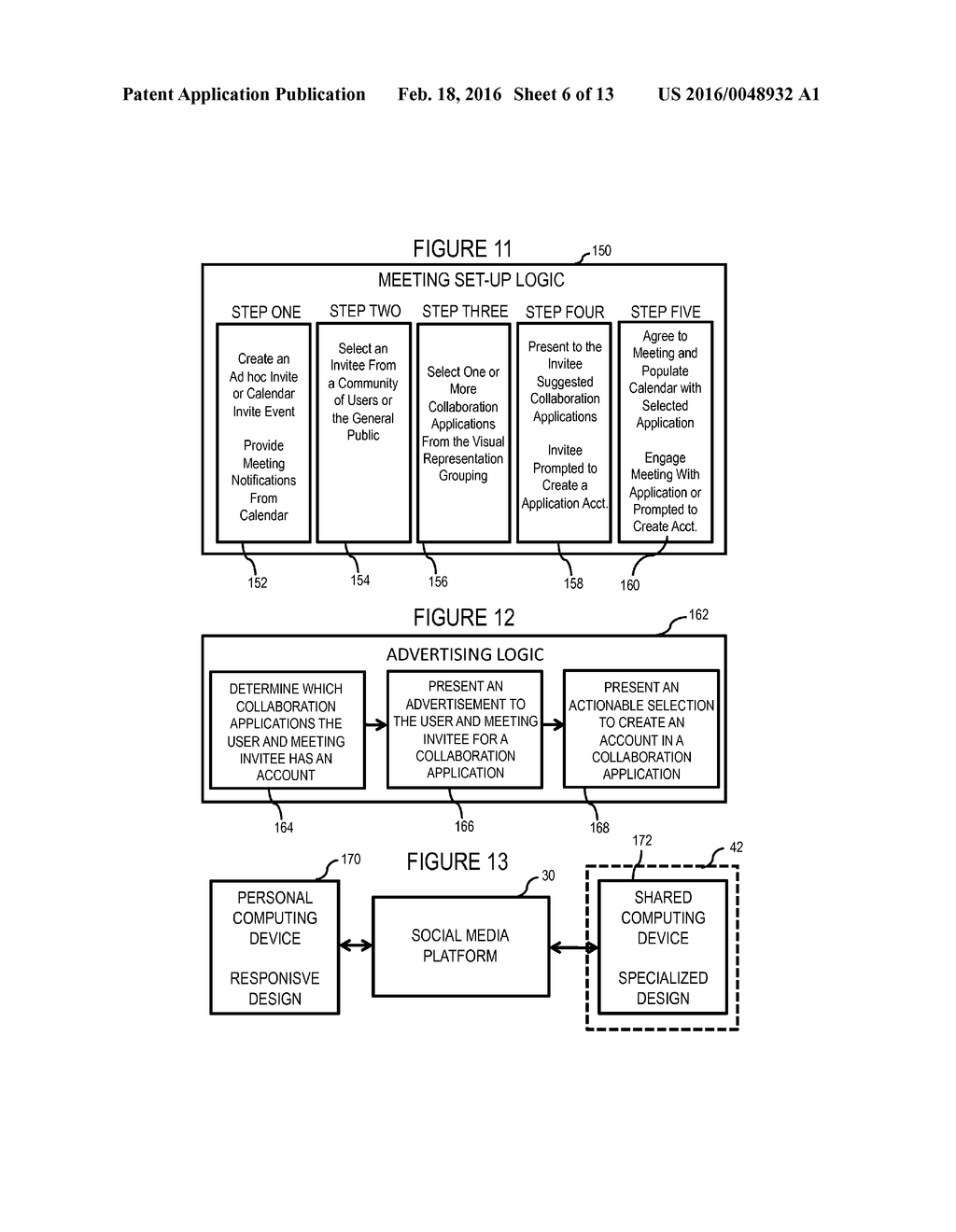 METHOD FOR PARTITIONING SOCIAL MEDIA ENVIRONMENTS AND INTEGRATING     COLLABORATION APPLICATIONS - diagram, schematic, and image 07