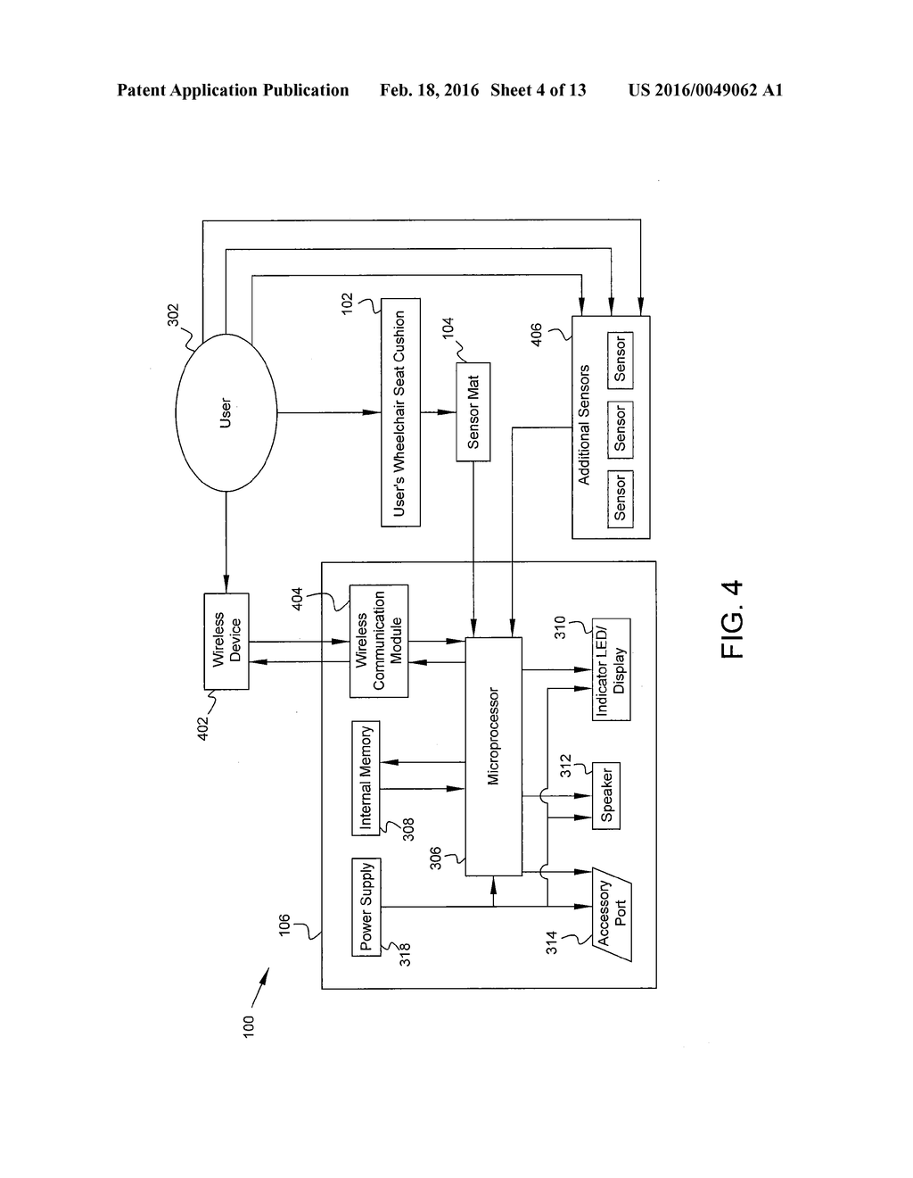 PRESSURE RELIEF COMPLIANCE SYSTEM AND  METHOD FOR MONITORING TIME SPENT     APPLYING OR RELEASING PRESSURE - diagram, schematic, and image 05