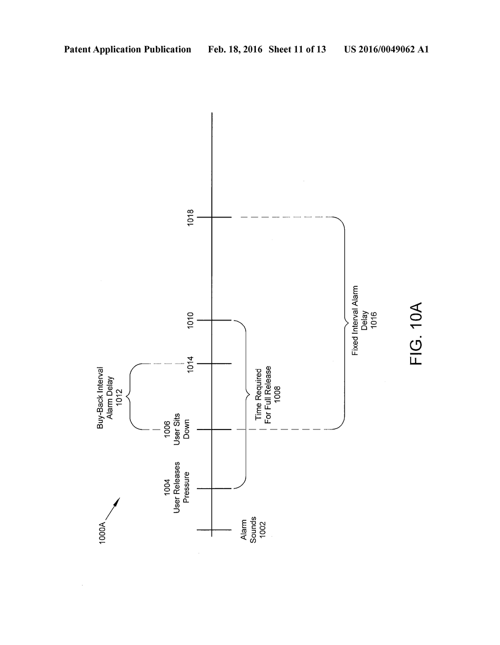 PRESSURE RELIEF COMPLIANCE SYSTEM AND  METHOD FOR MONITORING TIME SPENT     APPLYING OR RELEASING PRESSURE - diagram, schematic, and image 12