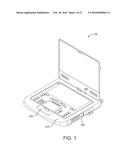 PORTABILITY ENHANCING HARDWARE FOR A PORTABLE ULTRASOUND SYSTEM diagram and image