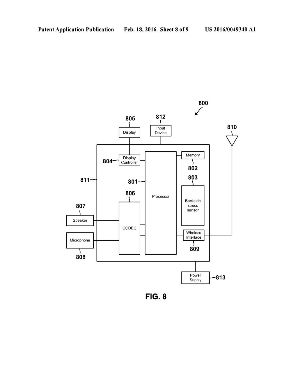 STRESS SENSOR FOR A SEMICONDUCTOR DEVICE - diagram, schematic, and image 09