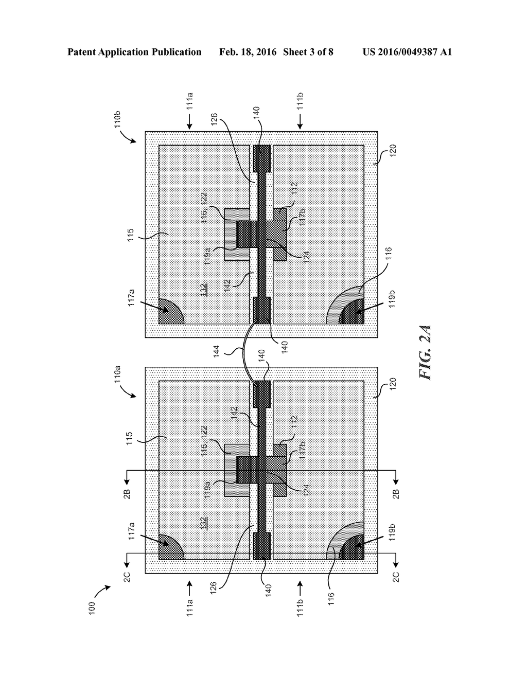 HIGH VOLTAGE SOLID-STATE TRANSDUCERS AND SOLID-STATE TRANSDUCER ARRAYS     HAVING ELECTRICAL CROSS-CONNECTIONS AND ASSOCIATED SYSTEMS AND METHODS - diagram, schematic, and image 04