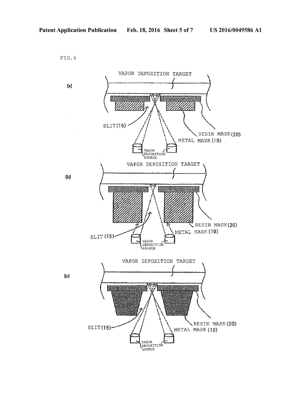 METHOD FOR PRODUCING VAPOR DEPOSITION MASK, AND METHOD FOR PRODUCING     ORGANIC SEMICONDUCTOR ELEMENT - diagram, schematic, and image 06