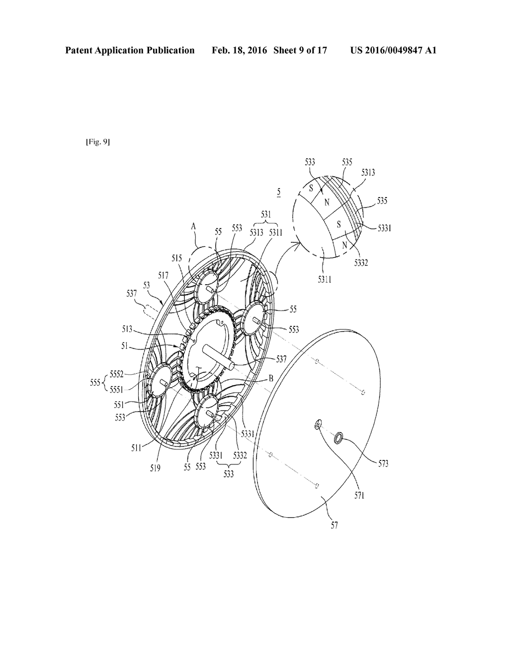 POWER GENERATING DEVICE AND APPARATUS HAVING THE SAME - diagram, schematic, and image 10