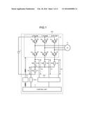 POWER CONVERSION DEVICE, MOTOR DRIVE DEVICE INCLUDING POWER CONVERSION     DEVICE, AIR BLOWER AND COMPRESSOR INCLUDING MOTOR DRIVE DEVICE, AND AIR     CONDITIONER, REFRIGERATOR, AND FREEZER INCLUDING AIR BLOWER AND     COMPRESSOR diagram and image