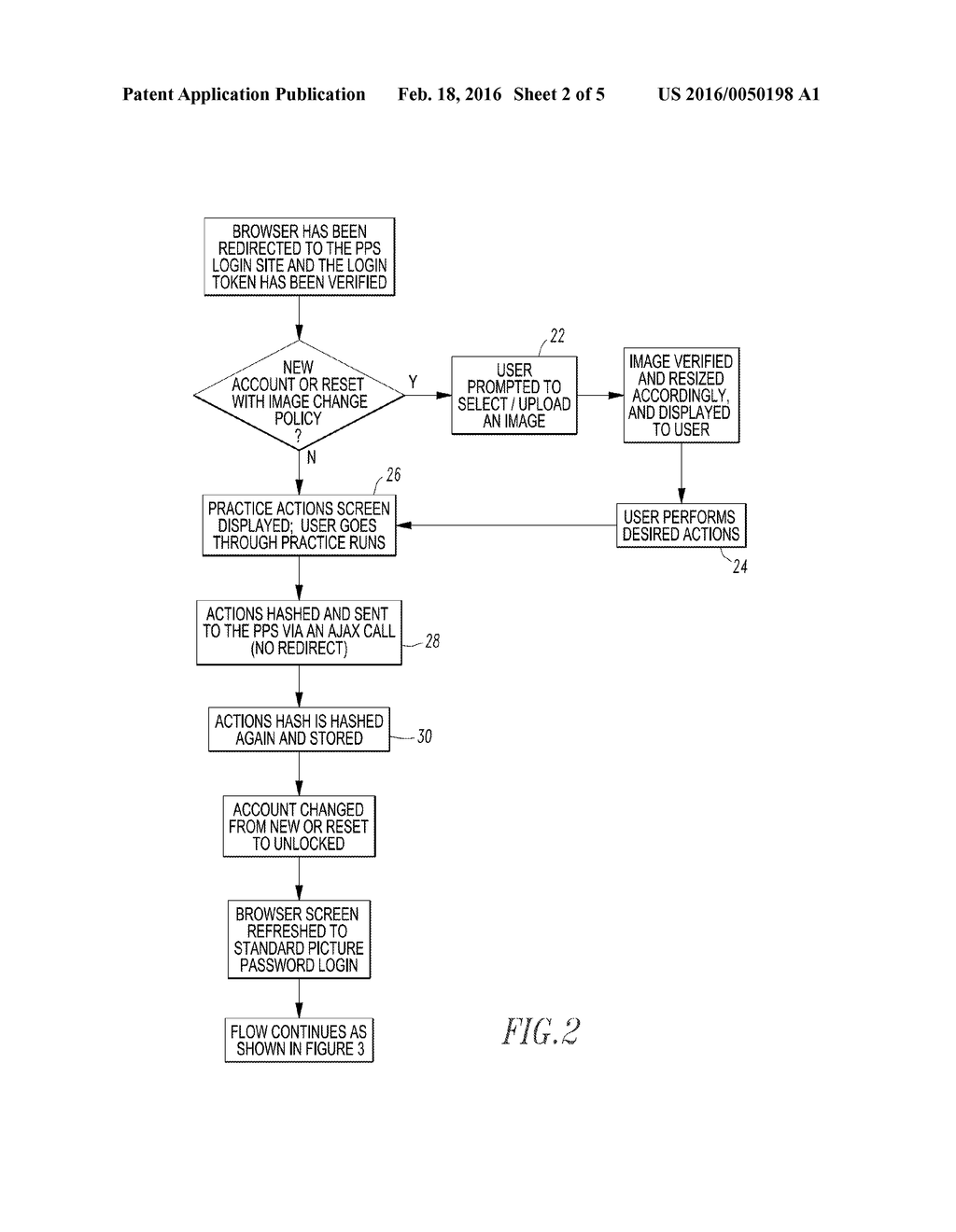 METHOD AND SYSTEM OF PROVIDING A PICTURE PASSWORD PROOF OF KNOWLEDGE AS A     WEB SERVICE - diagram, schematic, and image 03