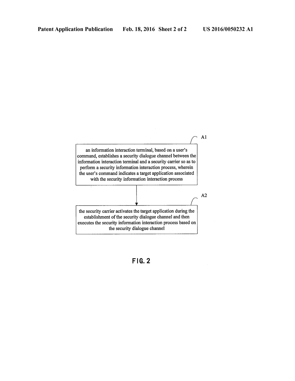 SECURITY INFORMATION INTERACTION SYSTEM, DEVICE AND METHOD BASED ON ACTIVE     COMMAND OF SECURE CARRIER - diagram, schematic, and image 03