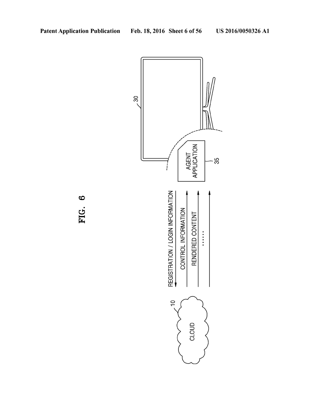 CLOUD SYSTEM AND METHOD OF DISPLAYING, BY CLOUD SYSTEM, CONTENT - diagram, schematic, and image 07