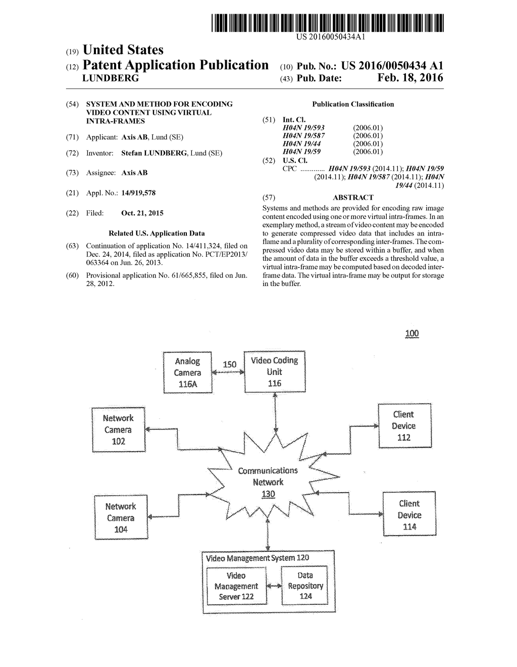 SYSTEM AND METHOD FOR ENCODING VIDEO CONTENT USING VIRTUAL INTRA-FRAMES - diagram, schematic, and image 01