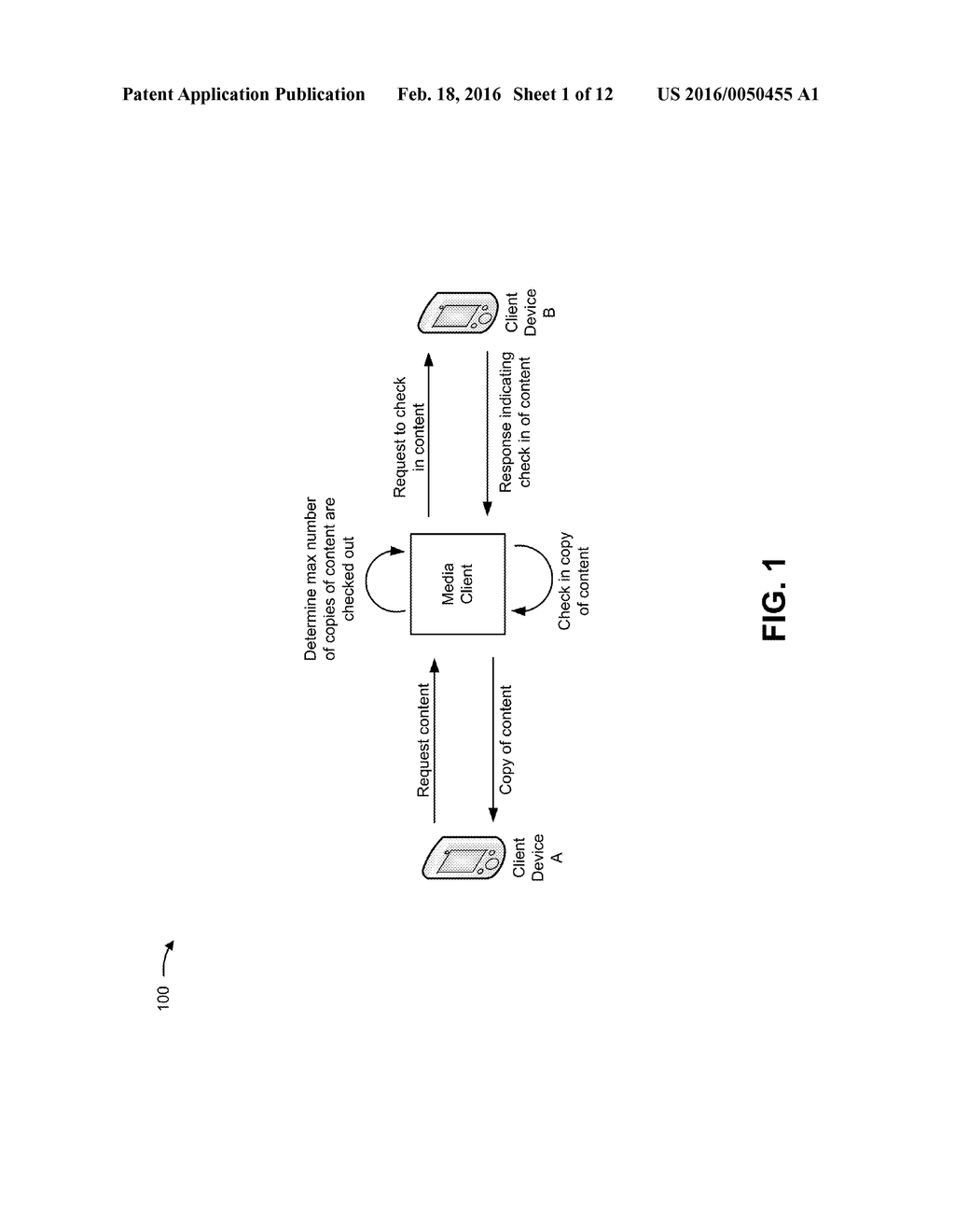 CHECKING IN AND CHECKING OUT CONTENT FROM A MEDIA CLIENT DEVICE - diagram, schematic, and image 02