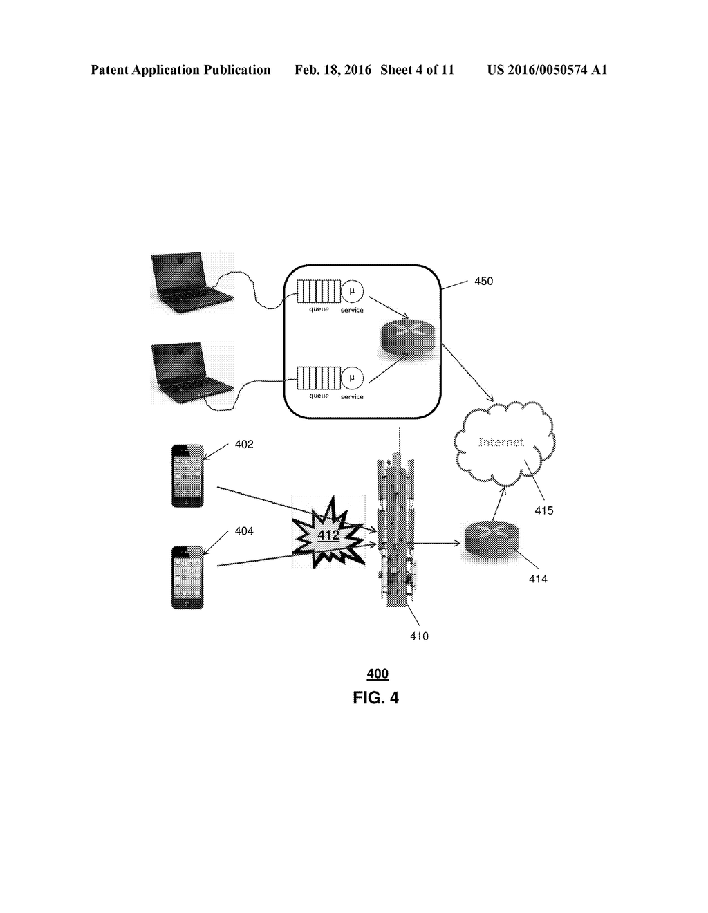 DETECTION AND MITIGATION OF DENIAL-OF-SERVICE ATTACKS IN WIRELESS     COMMUNICATION NETWORKS - diagram, schematic, and image 05