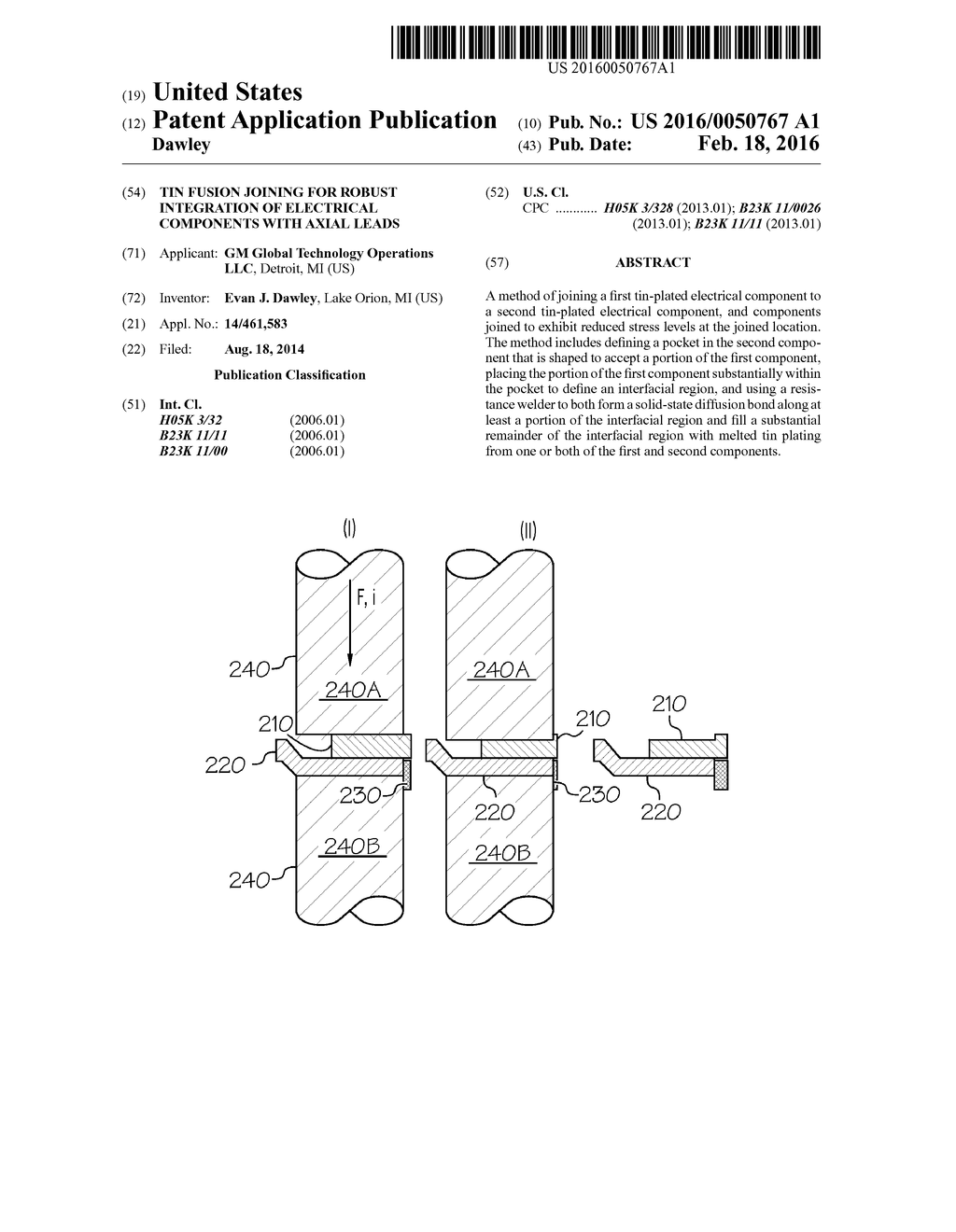 TIN FUSION JOINING FOR ROBUST INTEGRATION OF ELECTRICAL COMPONENTS WITH     AXIAL LEADS - diagram, schematic, and image 01