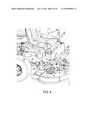 Mower with Folding Frame diagram and image