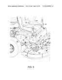 Mower with Folding Frame diagram and image