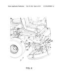 Mower with Folding Frame diagram and image