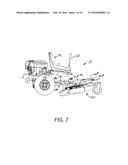 Mower with Folding Frame diagram and image