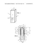 OUTER CASE INTENDED FOR A CASE FOR A STICK OF MATERIAL TO BE APPLIED, SUCH     AS A STICK OF LIPSTICK, CASE/OUTER CASE ASSEMBLY AND STICK OF MATERIAL     THUS PACKAGED diagram and image