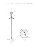 SURGICAL INSTRUMENT WITH GRADUATED MARKINGS CORRELATING TO ANGULATION diagram and image