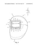 PROTECTIVE HEADGEAR AND OPTICAL-FILTER CARTRIDGE REMOVABLY MOUNTABLE     THERETO diagram and image