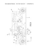 FRONT SUSPENSION SYSTEM FOR AN ELECTRIC WHEELCHAIR diagram and image