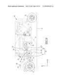 FRONT SUSPENSION SYSTEM FOR AN ELECTRIC WHEELCHAIR diagram and image