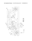 FRONT SUSPENSION SYSTEM FOR AN ELECTRIC WHEELCHAIR diagram and image