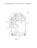 FOUR BAR APPARATUS AND METHOD FOR LIFTING, LOWERING, EXERCISE AND     SELF-PROPELLED TRANSIT diagram and image