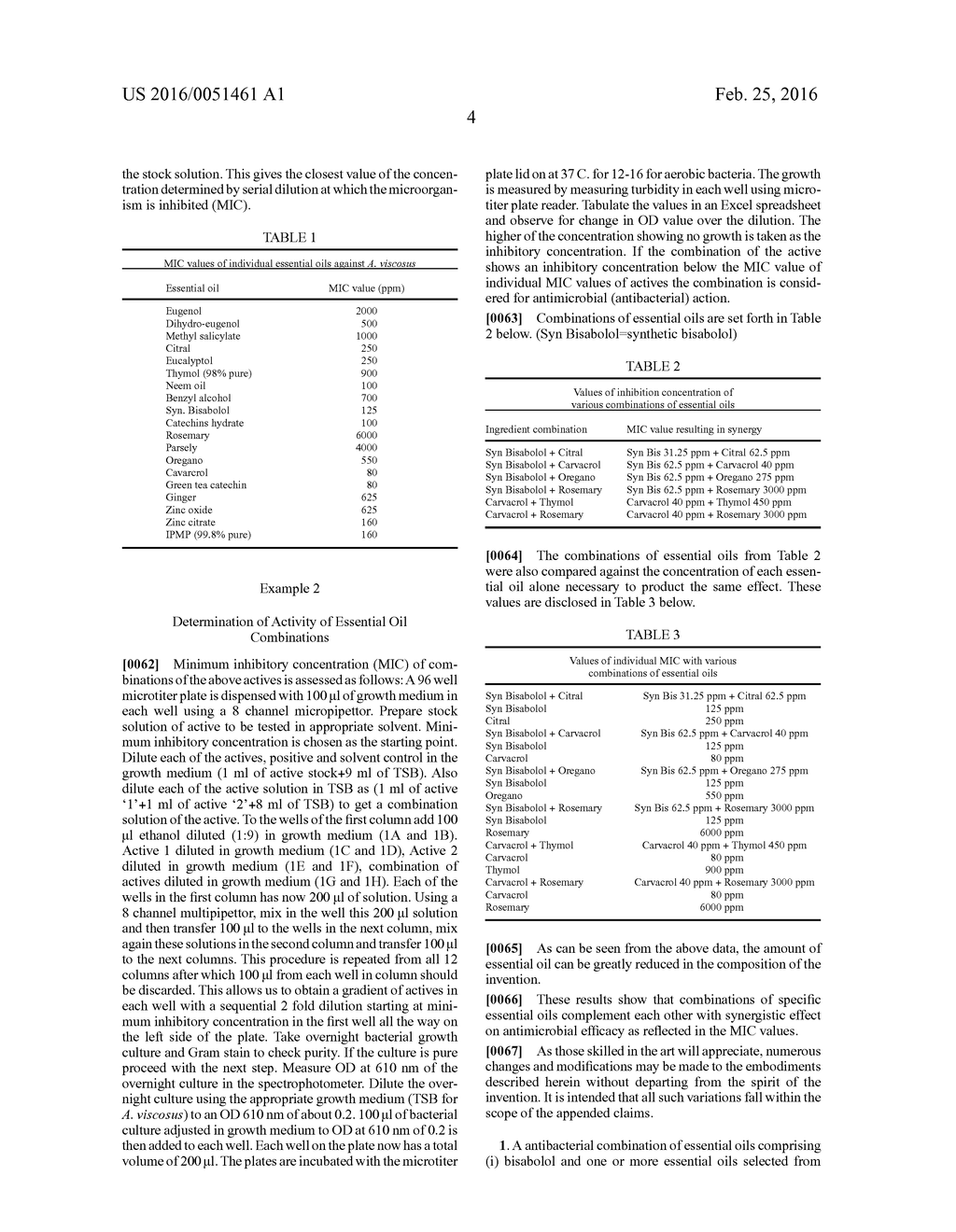 ANTIMICROBIAL COMPOSITIONS COMPRISING ESSENTIAL OIL COMBINATIONS - diagram, schematic, and image 05