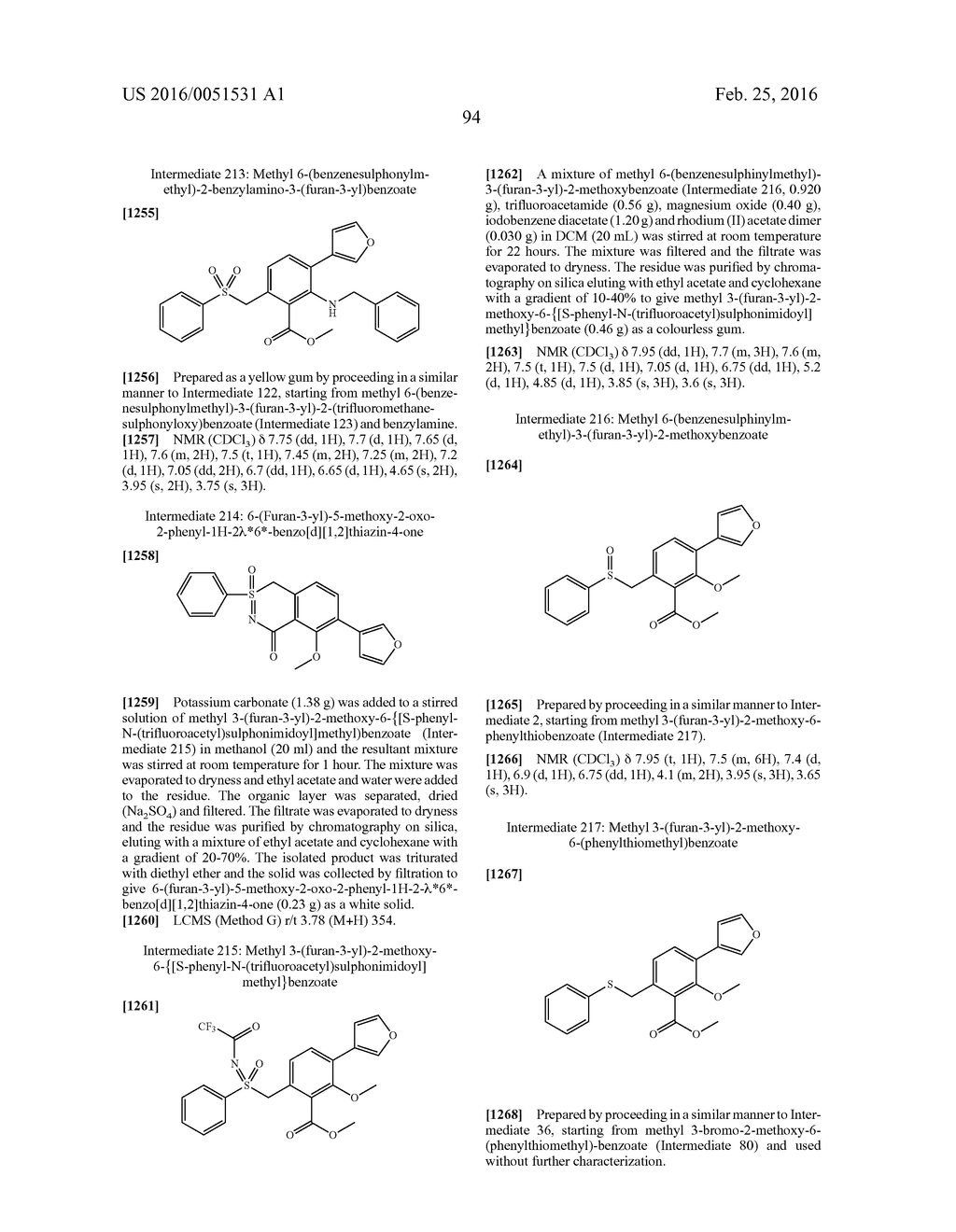 SULPHONE COMPOUNDS AND METHODS OF MAKING AND USING SAME - diagram, schematic, and image 95