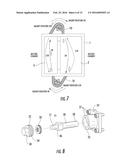 SUPPORT AND COMPRESSION ASSEMBLIES FOR CURVILINEAR MOLTEN METAL TRANSFER     DEVICE diagram and image