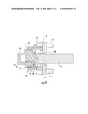 SUPPORT AND COMPRESSION ASSEMBLIES FOR CURVILINEAR MOLTEN METAL TRANSFER     DEVICE diagram and image