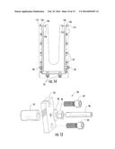 SUPPORT AND COMPRESSION ASSEMBLIES FOR CURVILINEAR MOLTEN METAL TRANSFER     DEVICE diagram and image