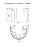 SUPPORT AND COMPRESSION ASSEMBLIES FOR CURVILINEAR MOLTEN METAL TRANSFER     DEVICE diagram and image