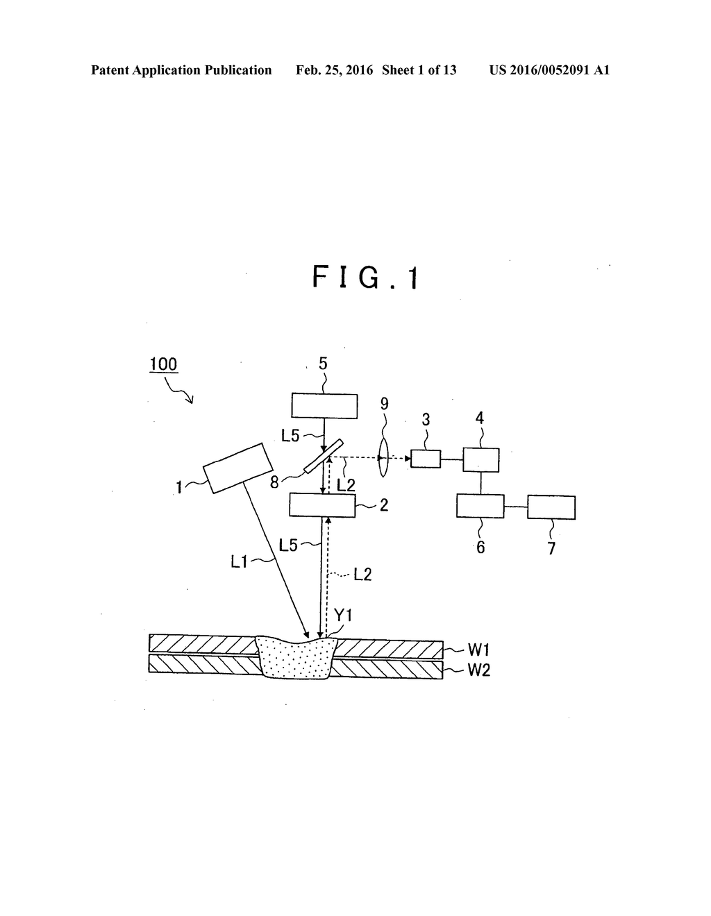 WELDED PORTION INSPECTION APPARATUS AND INSPECTION METHOD THEREOF, WITH     INSPECTION IN DIFFERENT ZONES OF THE MOLTEN POOL - diagram, schematic, and image 02