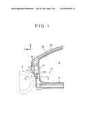 VEHICLE BODY SIDE STRUCTURE OF AUTOMOBILE diagram and image