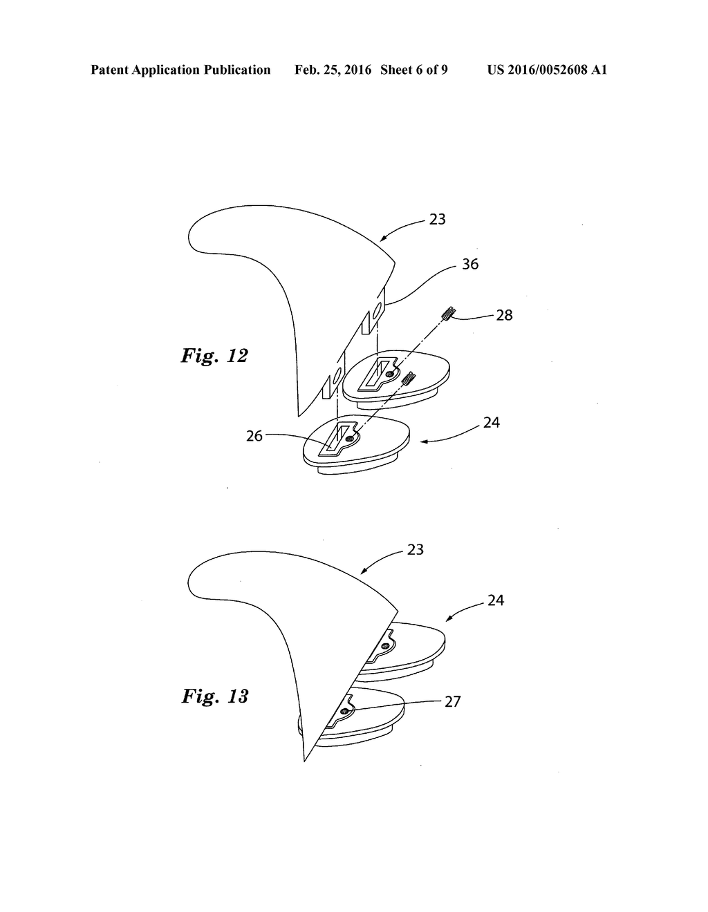 Fin system for watercraft - diagram, schematic, and image 07