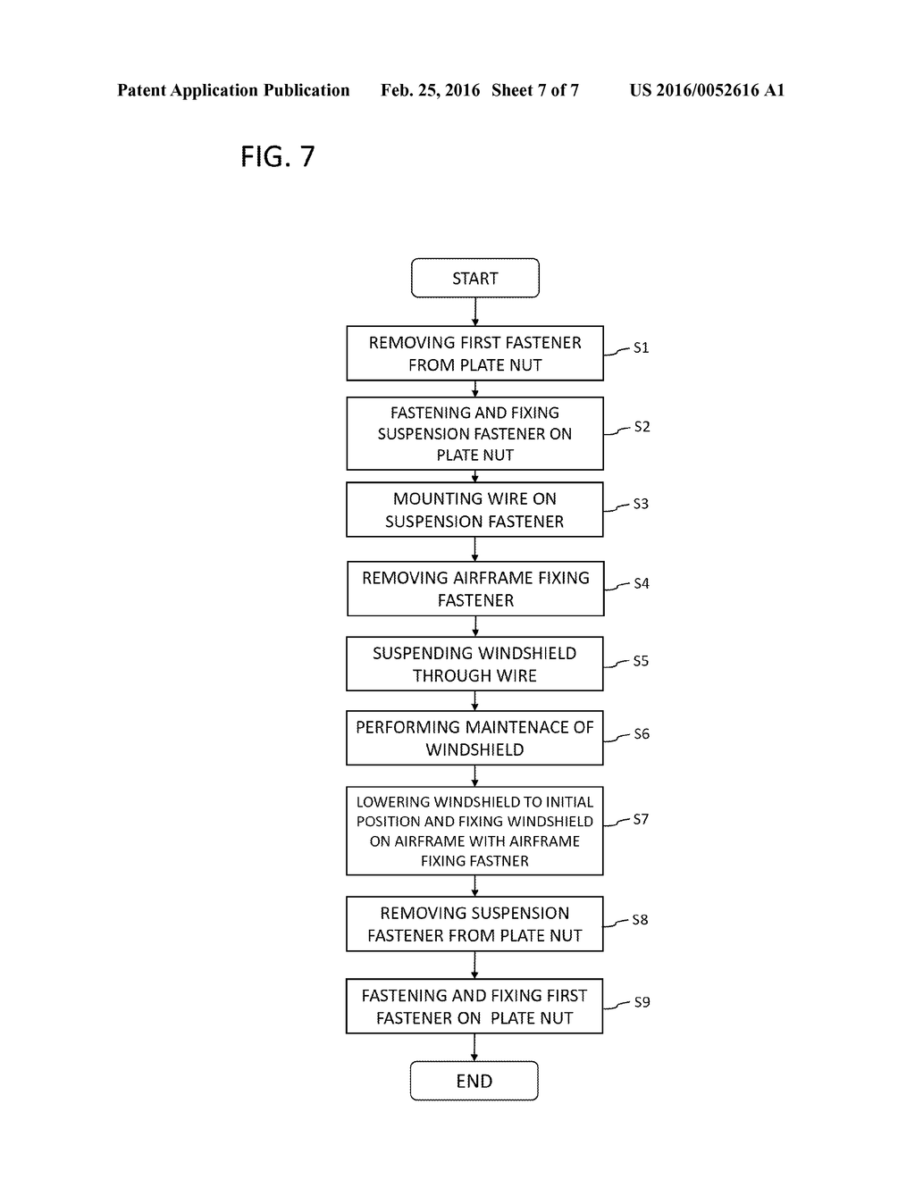 AIRCRAFT WINDSHIELD AND METHOD FOR SUSPENDING AIRCRAFT WINDSHIELD - diagram, schematic, and image 08