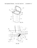 RECEPTACLE CONFIGURED FOR LINER REPLACMENT WITHOUT LID REMOVAL diagram and image