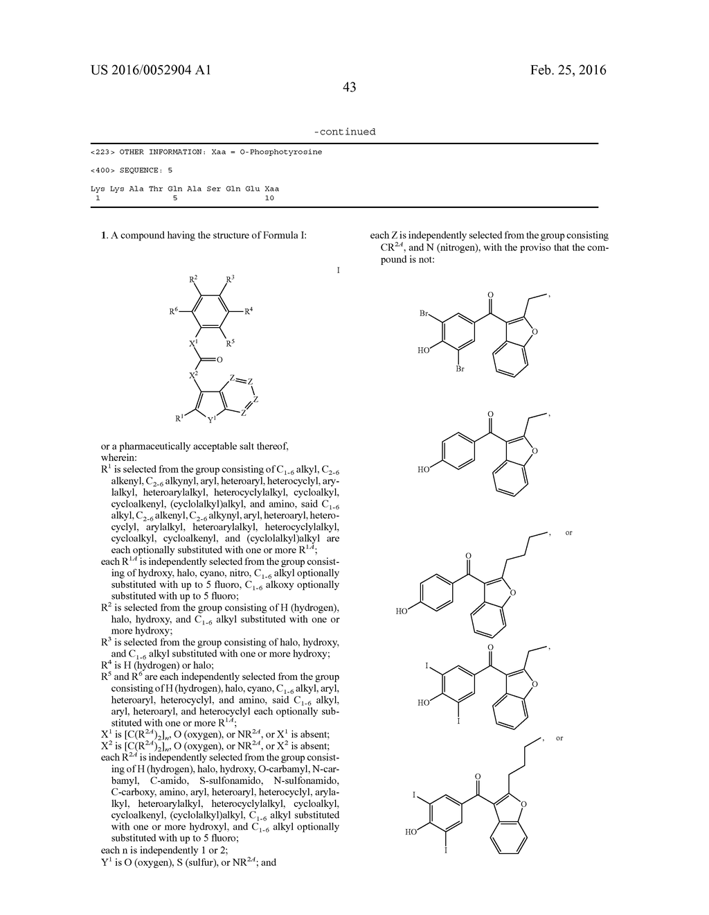 USE OF SMALL MOLECULE INHIBITORS TARGETING EYA TYROSINE PHOSPHATASE - diagram, schematic, and image 56