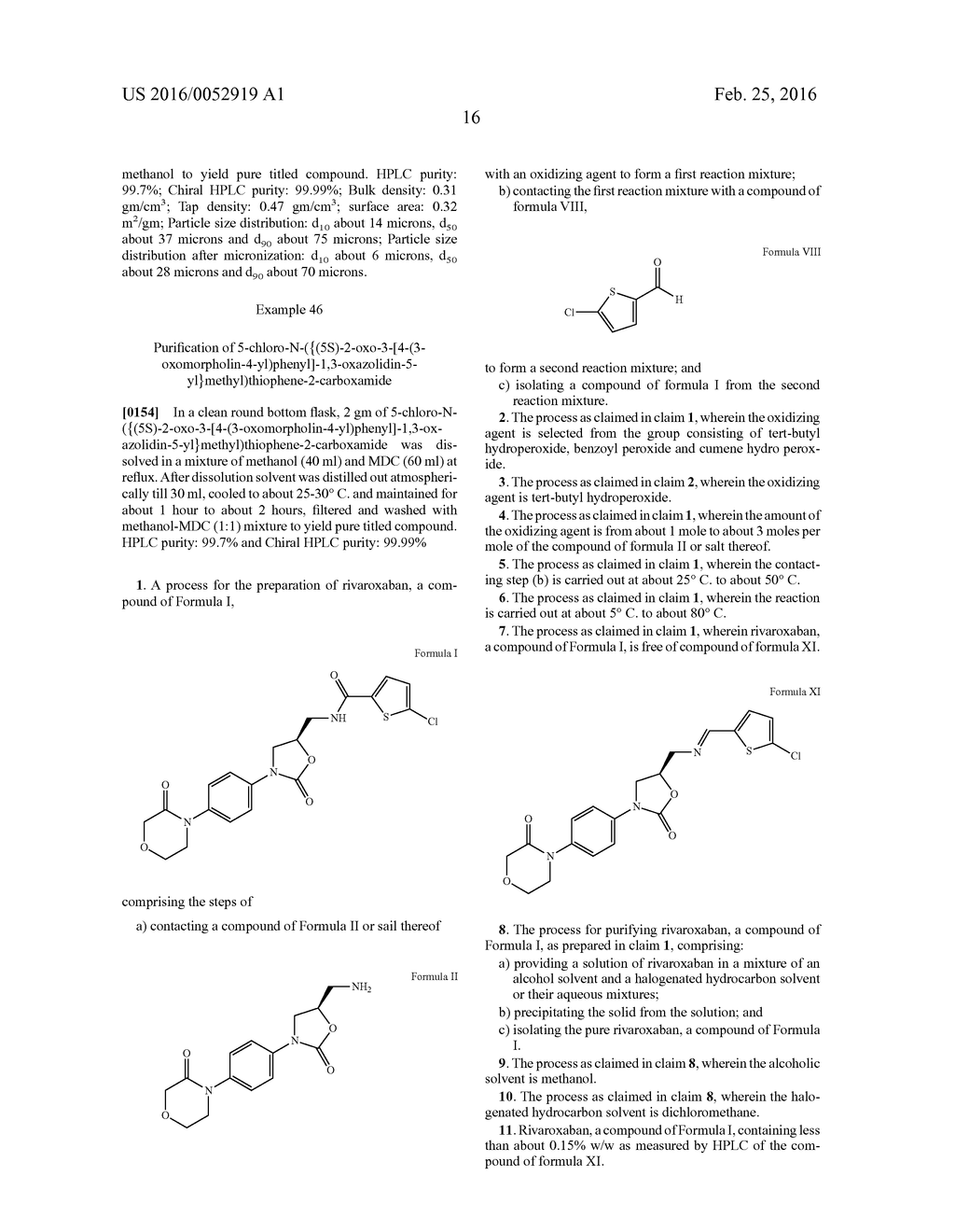 PROCESS FOR THE PREPARATION OF RIVAROXABAN - diagram, schematic, and image 17