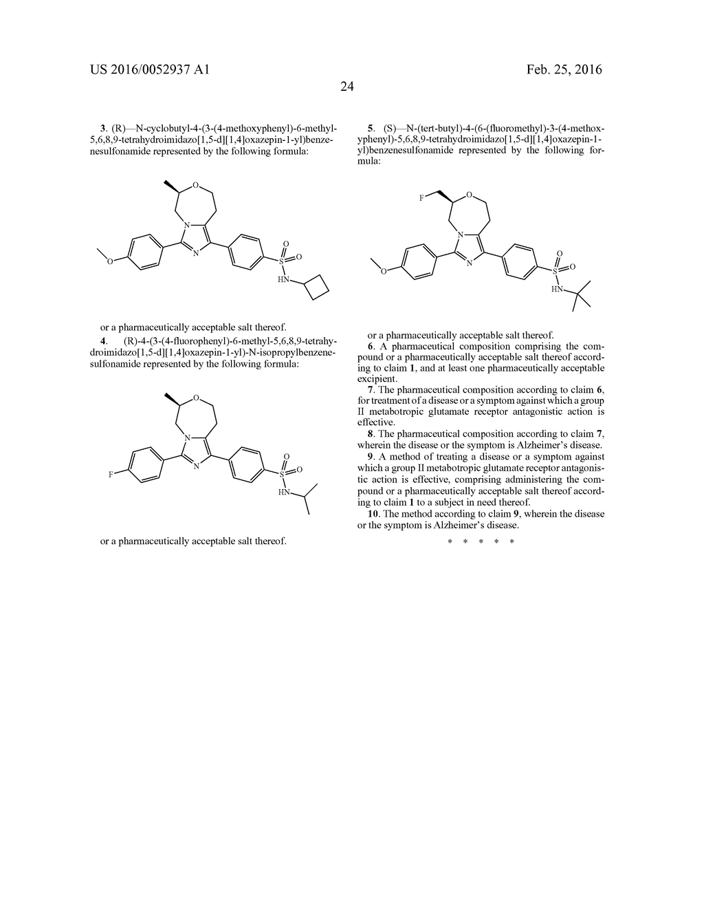 Tetrahydroimidazo[1,5-d][1,4]oxazepine compound - diagram, schematic, and image 25