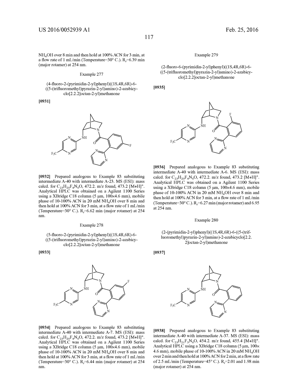 SUBSTITUTED 2-AZABICYCLES AND THEIR USE AS OREXIN RECEPTOR MODULATORS - diagram, schematic, and image 120