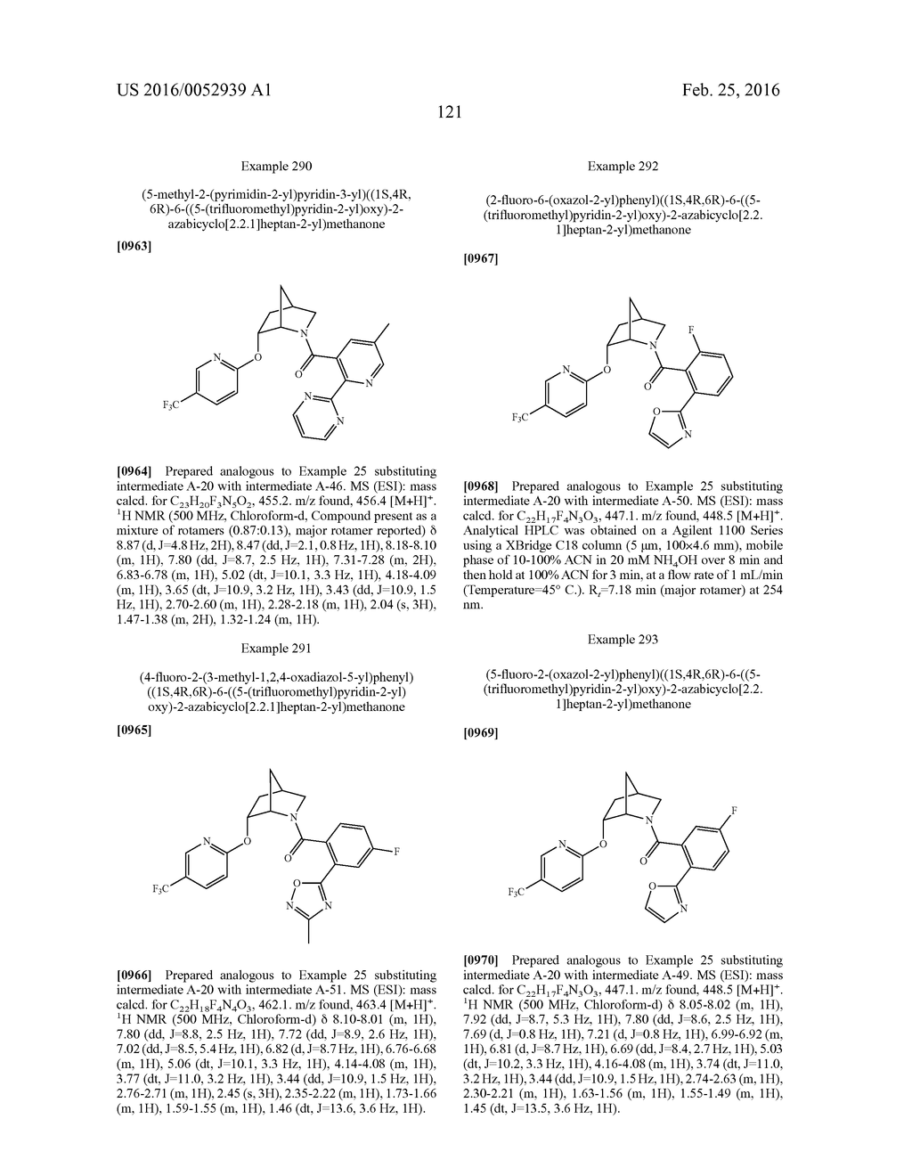 SUBSTITUTED 2-AZABICYCLES AND THEIR USE AS OREXIN RECEPTOR MODULATORS - diagram, schematic, and image 124