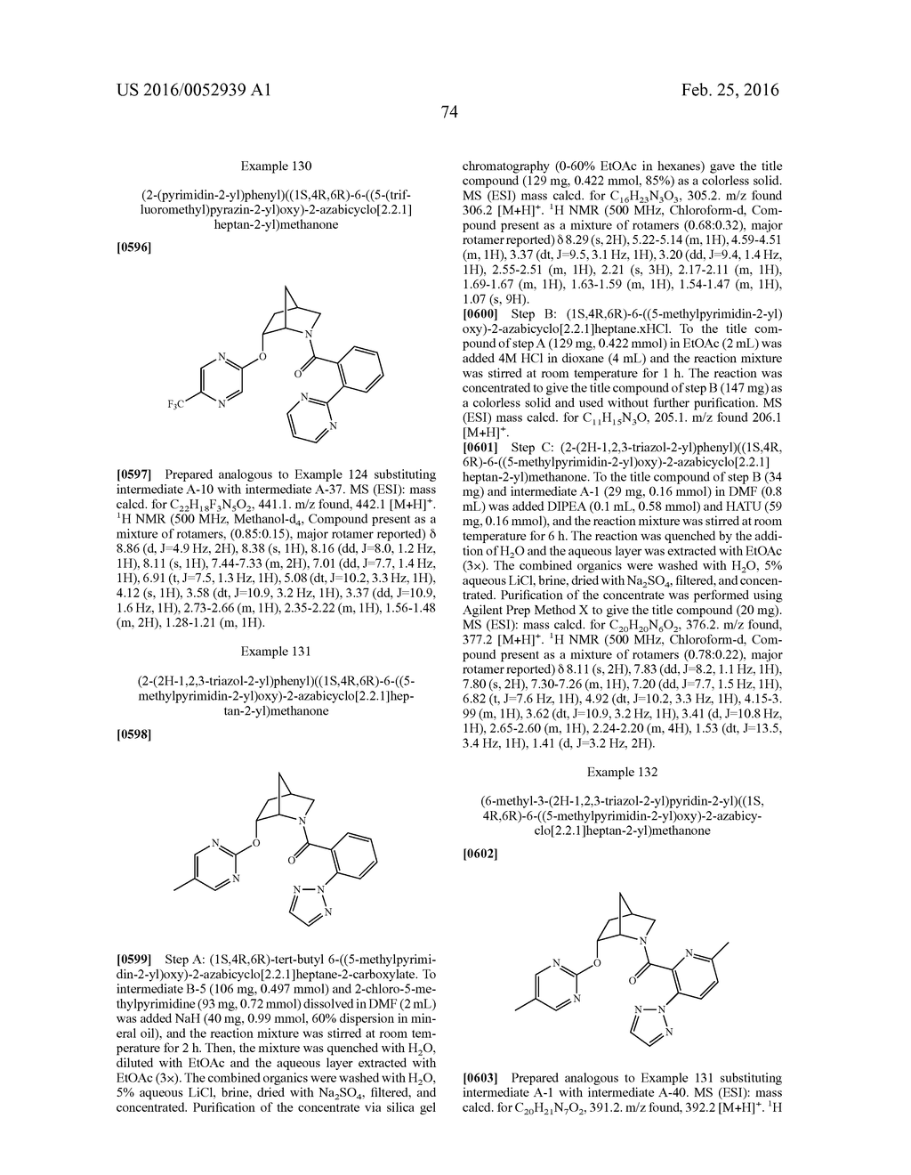 SUBSTITUTED 2-AZABICYCLES AND THEIR USE AS OREXIN RECEPTOR MODULATORS - diagram, schematic, and image 77